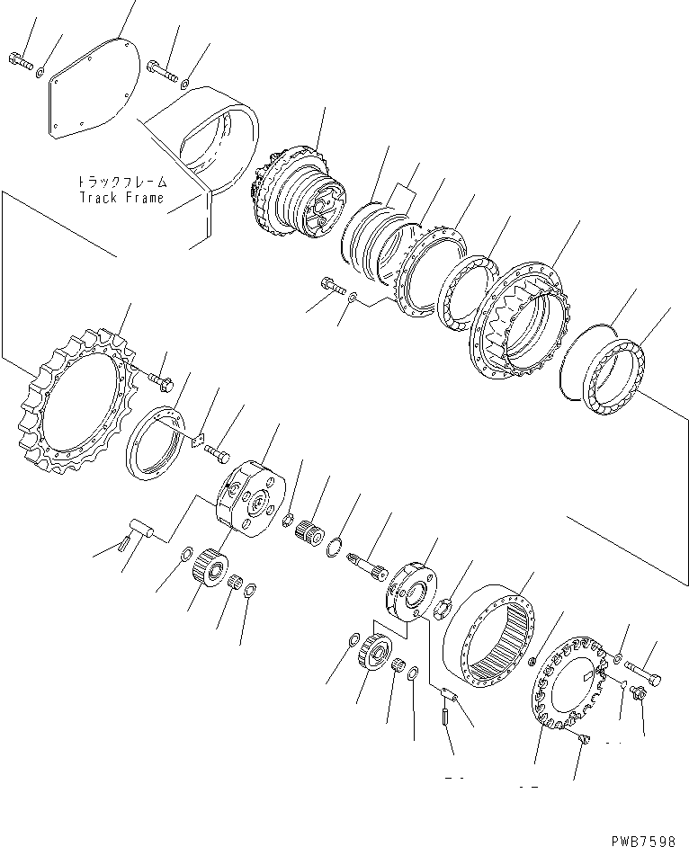 Плавающее торцевое уплотнение в сборе 207-27-00330 KOMATSU