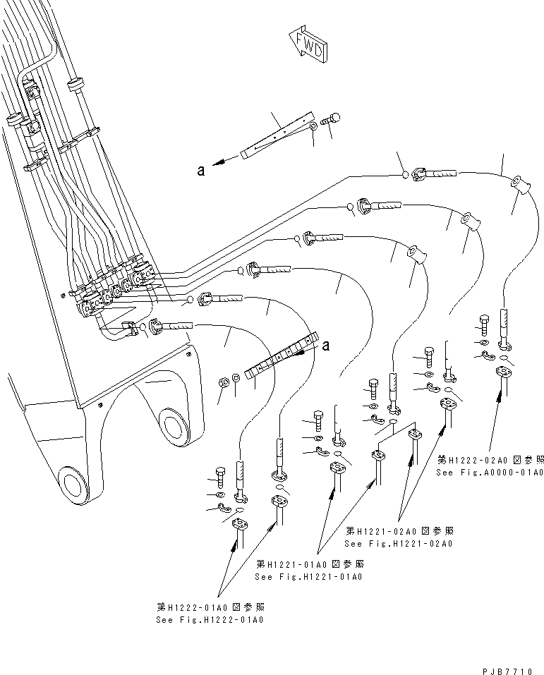 Хомут 21N-62-18463 KOMATSU