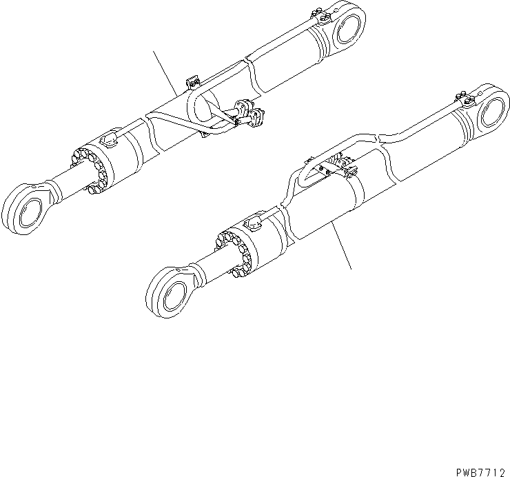 CYLINDER GROUP(R.H) 21N-63-X2314 KOMATSU