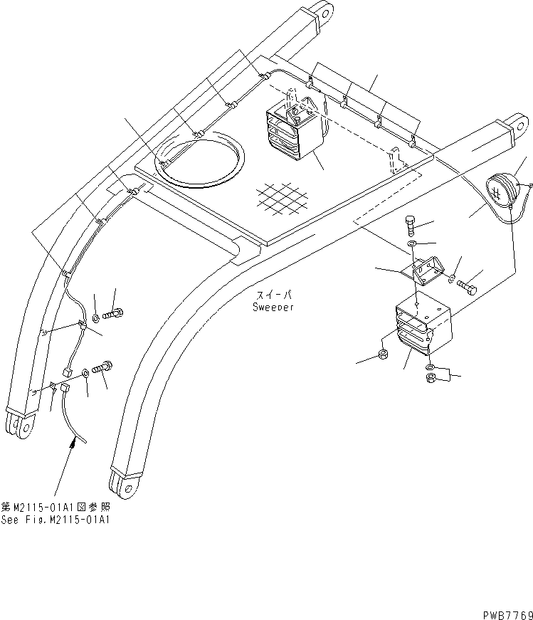 Жгут проводов 17A-902-1410 KOMATSU