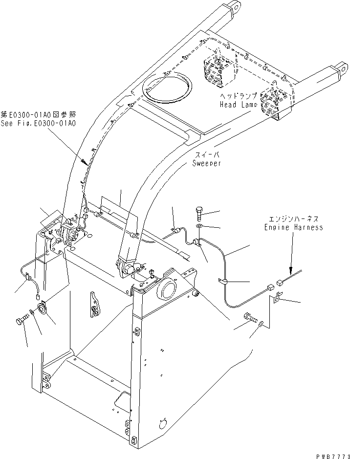 Жгут проводов 17A-06-13410 KOMATSU