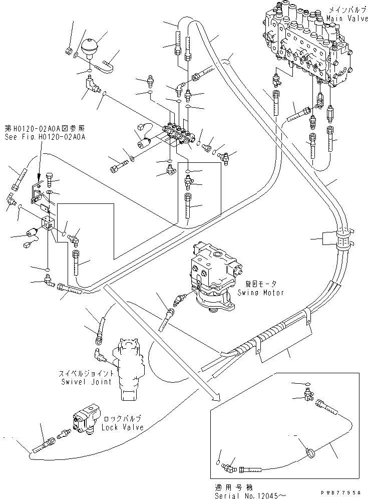 VALVE ASS'Y,(SEE FIG.Y1861-01A0) (207-60-61200) KOMATSU