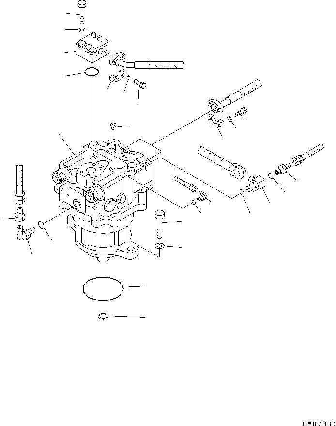 Ниппель 104-62-27190 KOMATSU