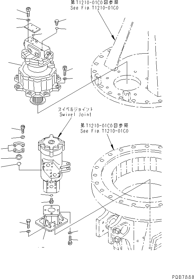 Кронштейн 202-966-6771 KOMATSU