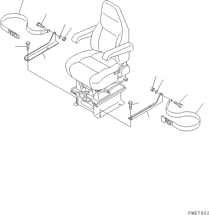 Кронштейн 20K-57-11140 KOMATSU