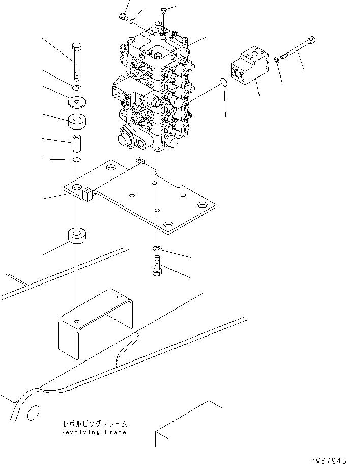 CONTROL VALVE,(SEE FIG.Y1661-21A0) (\0\723-56-11201) KOMATSU