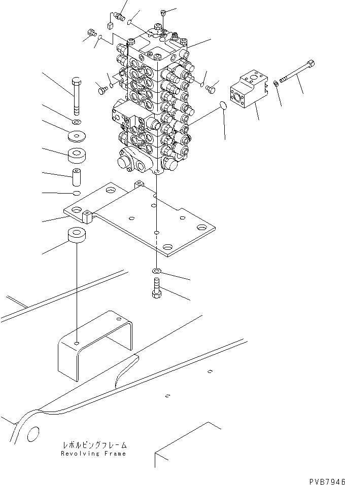 Управляющий клапан (\0\723-58-11501) KOMATSU