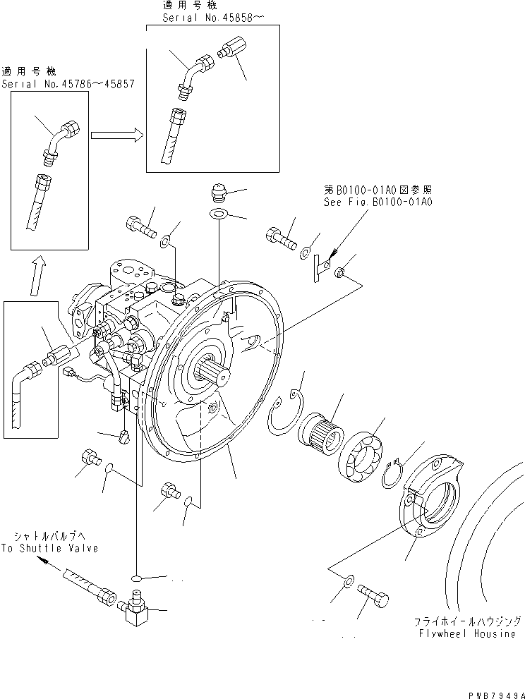 PUMP ASS'Y,(SEE FIG.Y1600-41A0) (\0\708-1L-00411) KOMATSU