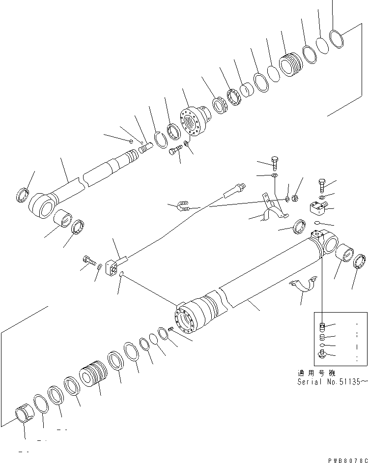 CYLINDER GROUP,(SEE FIG.Y1620-11A0C) (\8\203-63-X7721) KOMATSU