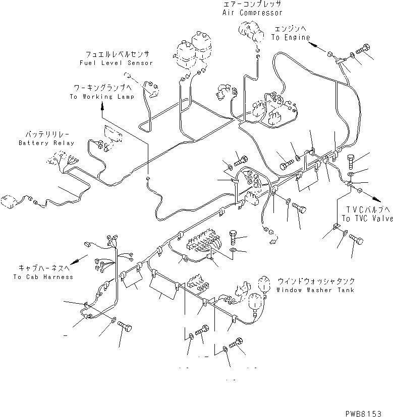Жгут проводов 21N-06-31313 KOMATSU