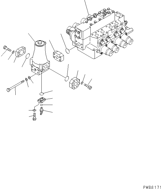 Фланец 21N-62-31491 KOMATSU
