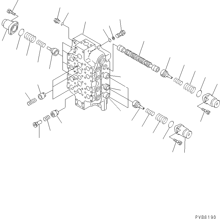 Управляющий клапан 709-14-93401 KOMATSU