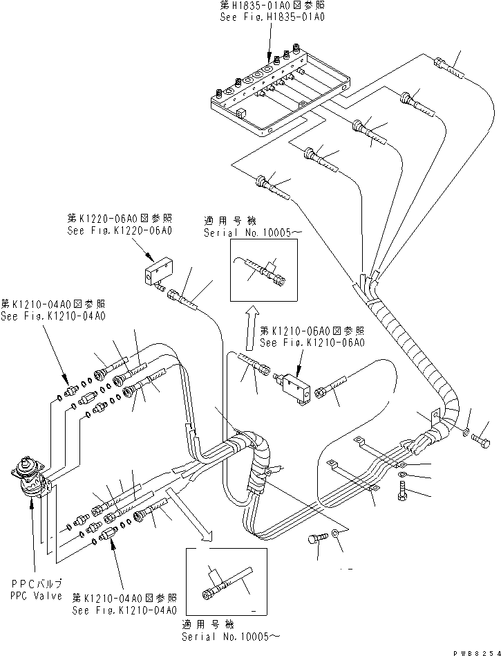 HOSE, 2400MM 21N-62-35580 KOMATSU