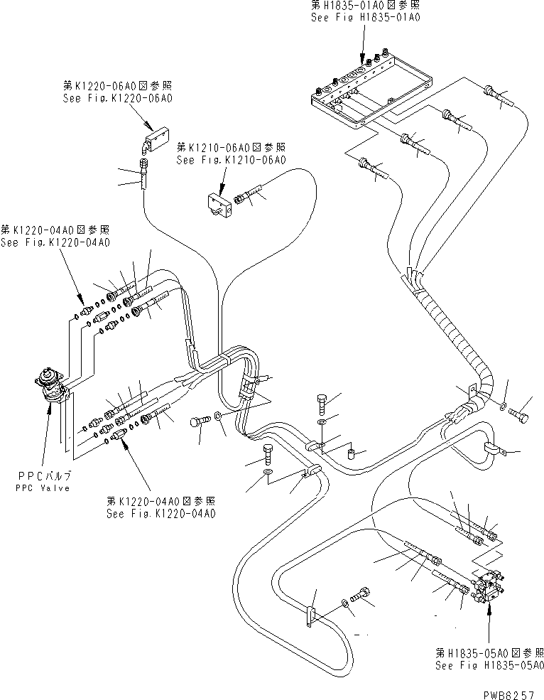 HOSE, 1900MM 21N-62-35591 KOMATSU