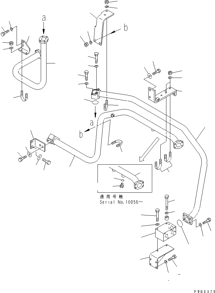 Трубка 21N-62-31721 KOMATSU
