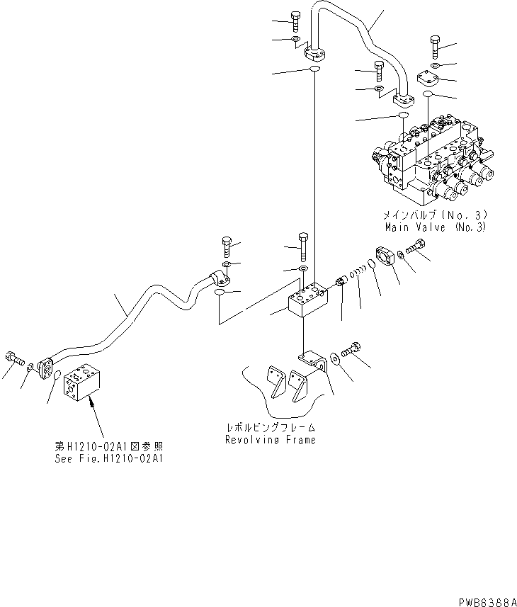 Клапан в сборе 21N-60-32301 KOMATSU