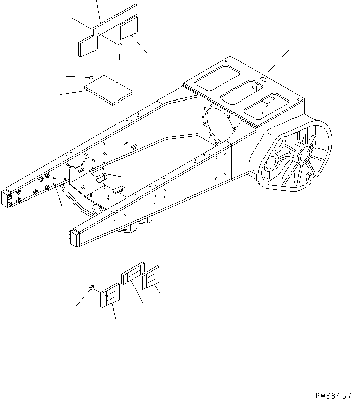 Войлок 154-862-6150 KOMATSU