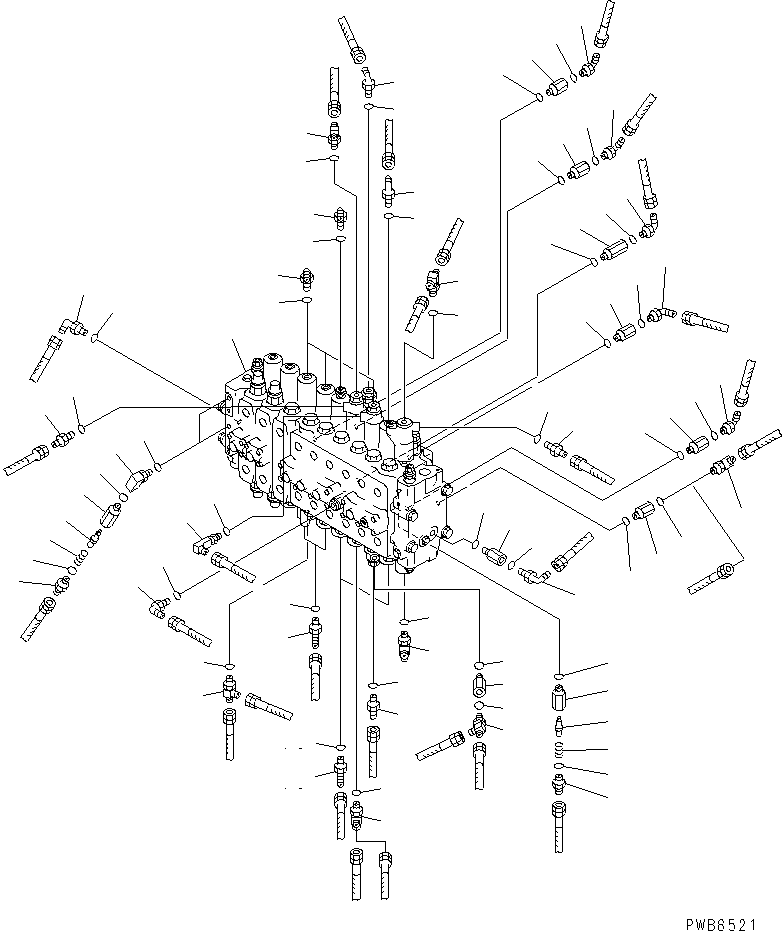 Управляющий клапан (\0\723-49-19400) KOMATSU