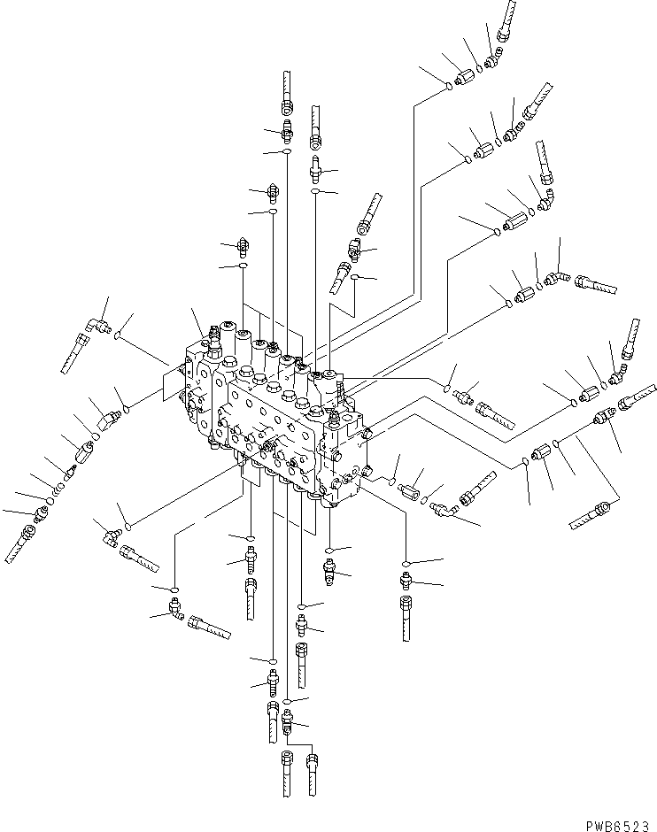 Управляющий клапан (\0\723-48-17700) KOMATSU