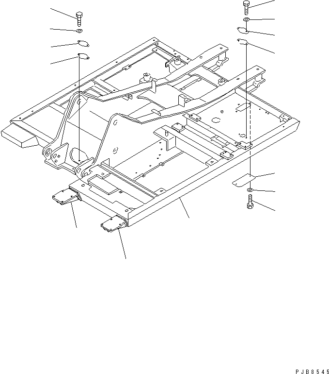 FRAME,REVOLVING 21K-956-3140 KOMATSU