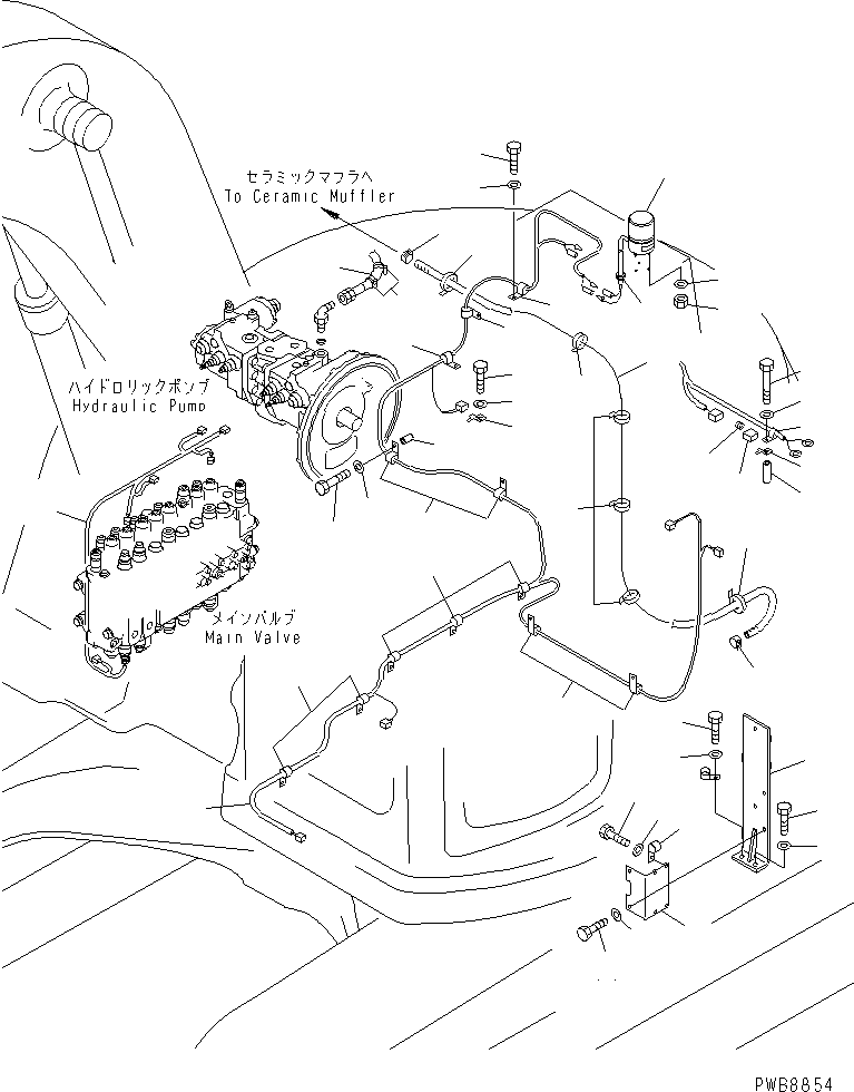 Шланг 07288-20626 KOMATSU