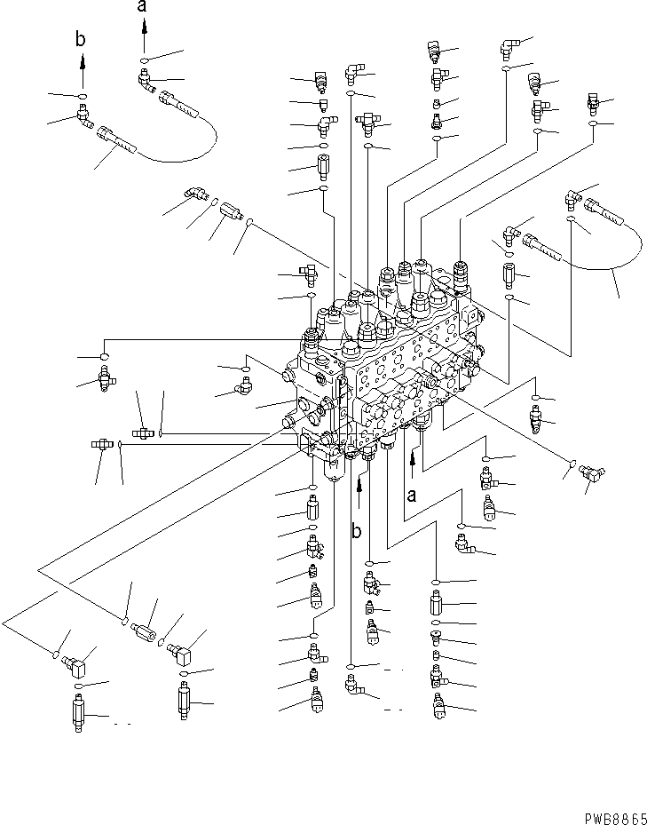 клапан в сборе (723-46-14302) KOMATSU