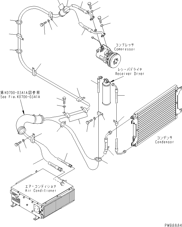 Шланг 22U-979-1131 KOMATSU