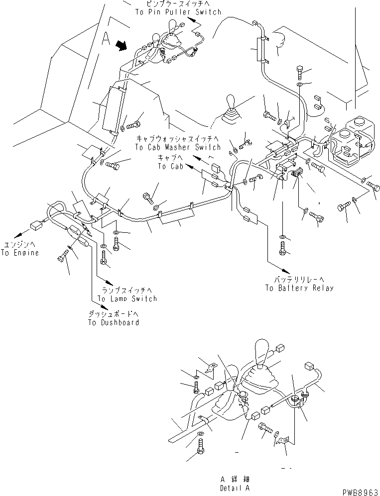 Жгут проводов 17A-06-21740 KOMATSU