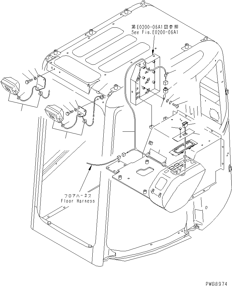 Жгут проводов 22U-06-11221 KOMATSU