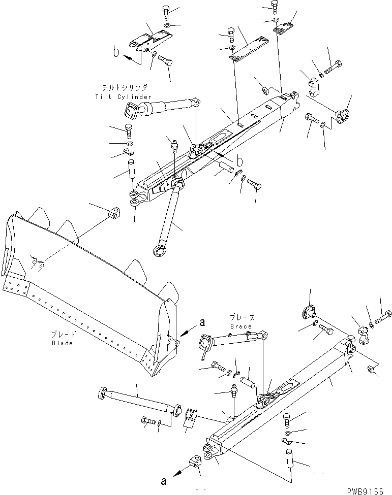 FRAME,R.H. (A) 17A-71-21510 KOMATSU