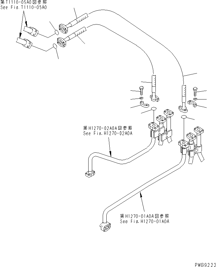 Шланг 22U-62-13711 KOMATSU