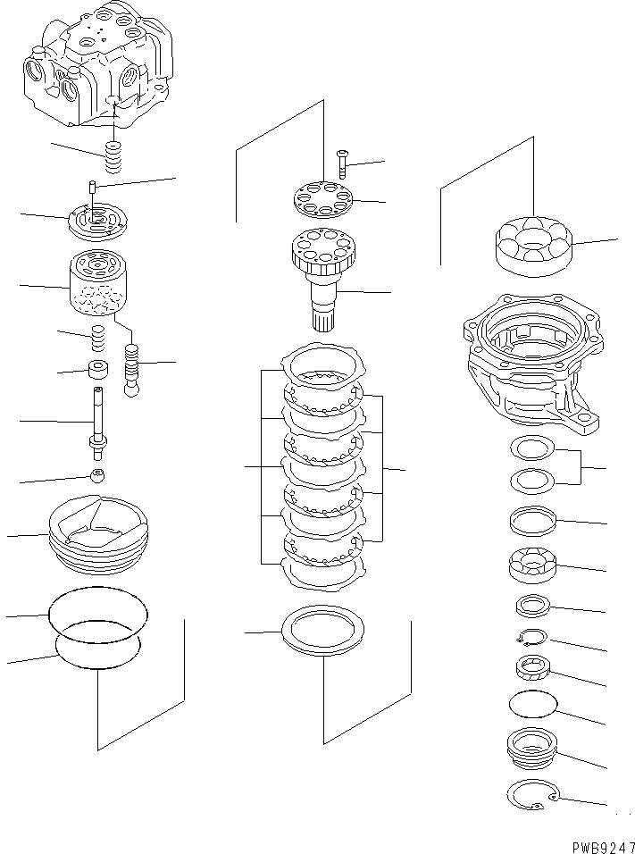 MOTOR SUB ASS'Y (706-75-03040) KOMATSU