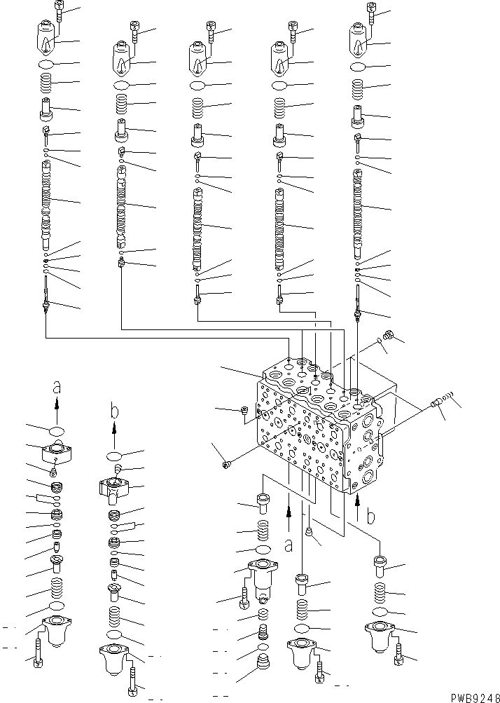 Управляющий клапан 723-46-14102 KOMATSU