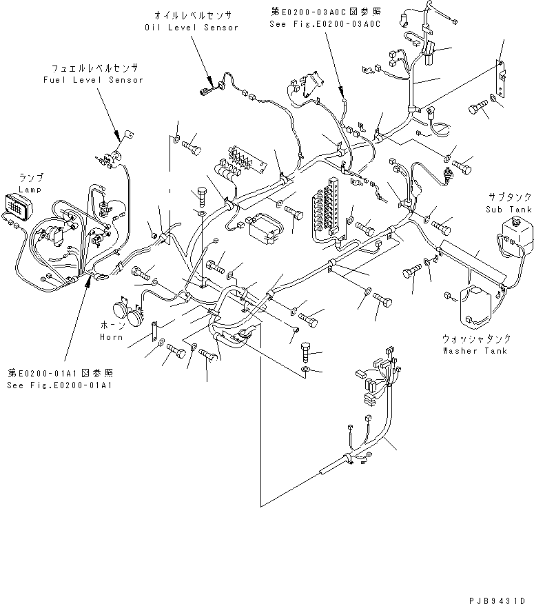 Жгут проводов 20Y-06-22711 KOMATSU