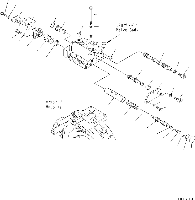 Управляющий клапан в сборе (14X-15-00314) KOMATSU