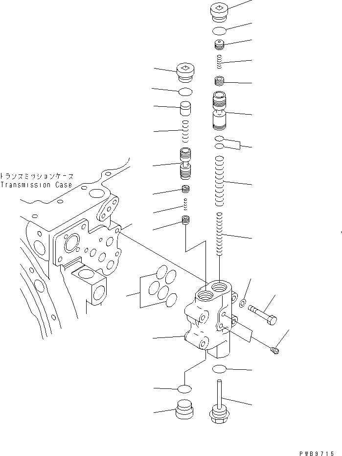 Клапан в сборе 17A-15-26030 KOMATSU