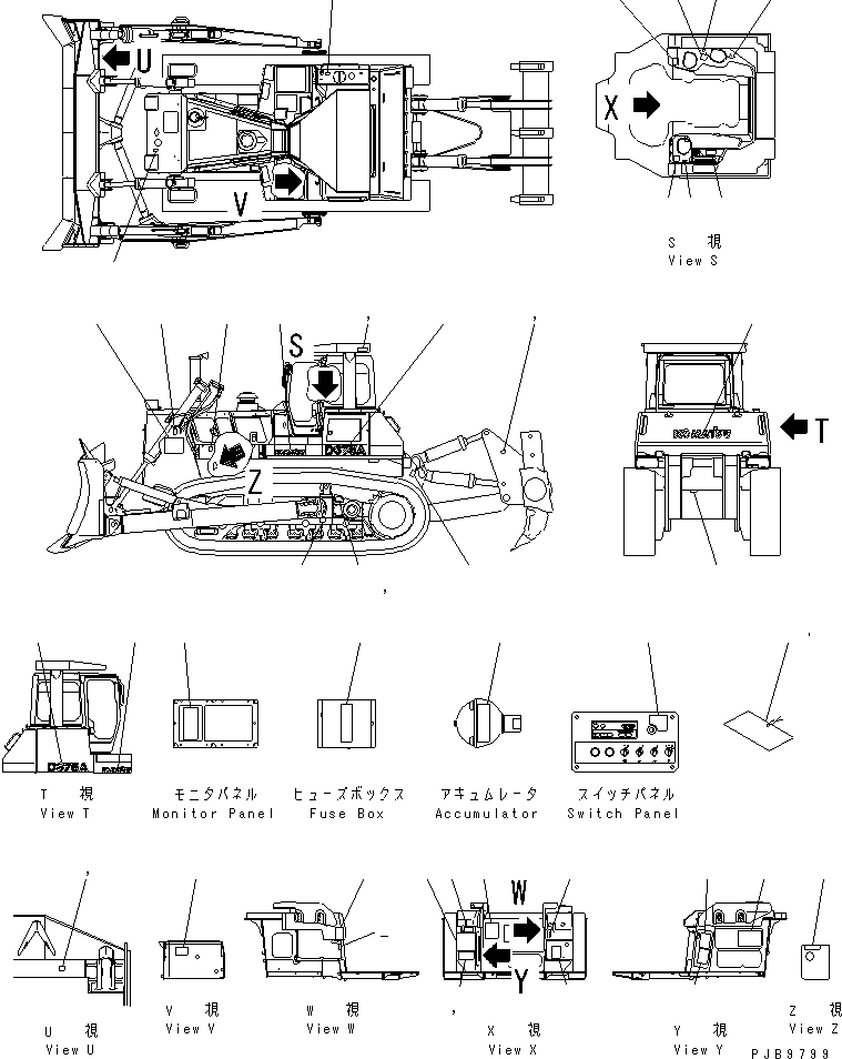 PLATE, NAME,ROPS 09620-31200 KOMATSU