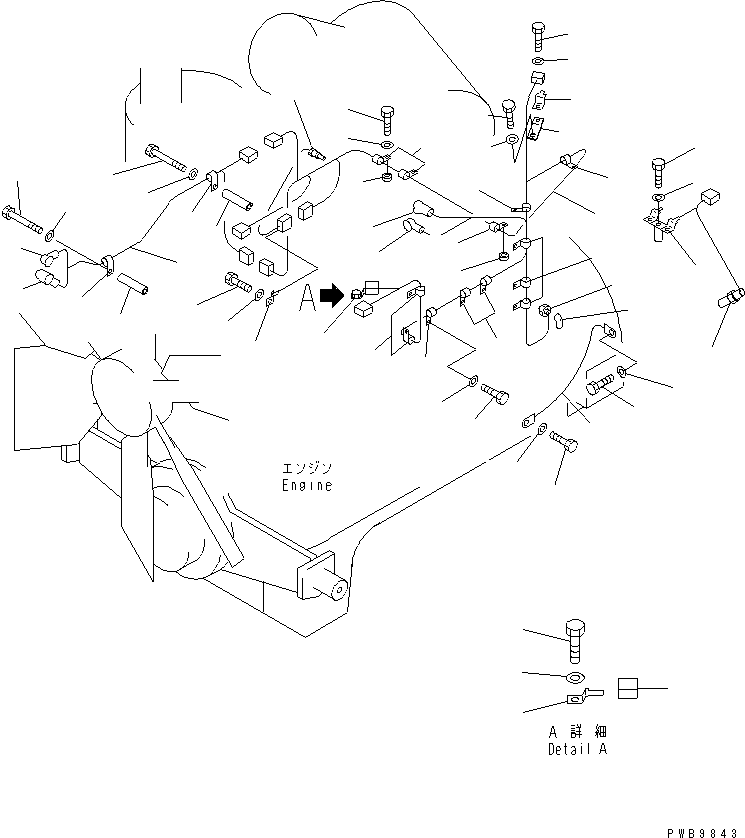 Жгут проводов 17A-06-17170 KOMATSU