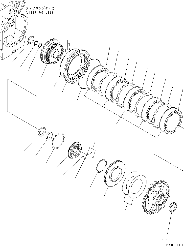 GEAR AND SHAFT ASS'Y 17A-22-00080 KOMATSU