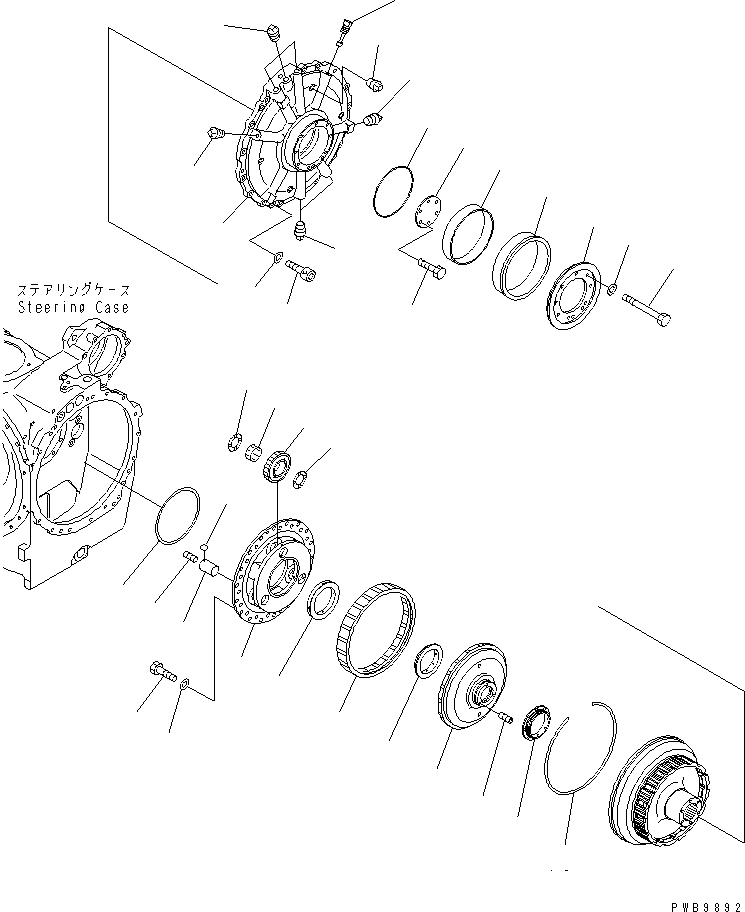 CLUTCH AND BRAKE A. (17A-22-00070) KOMATSU