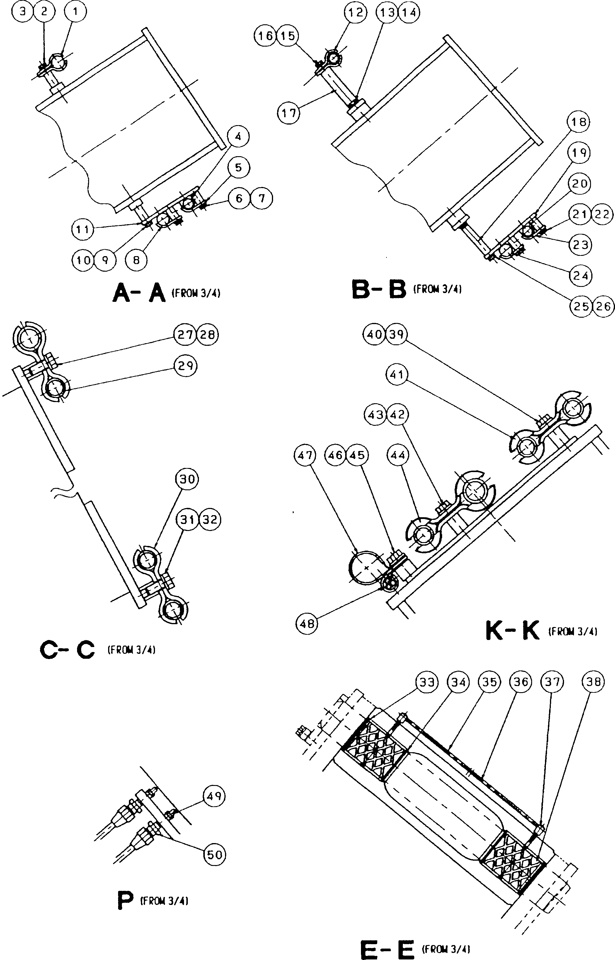 Кронштейн 206-958-8250 KOMATSU