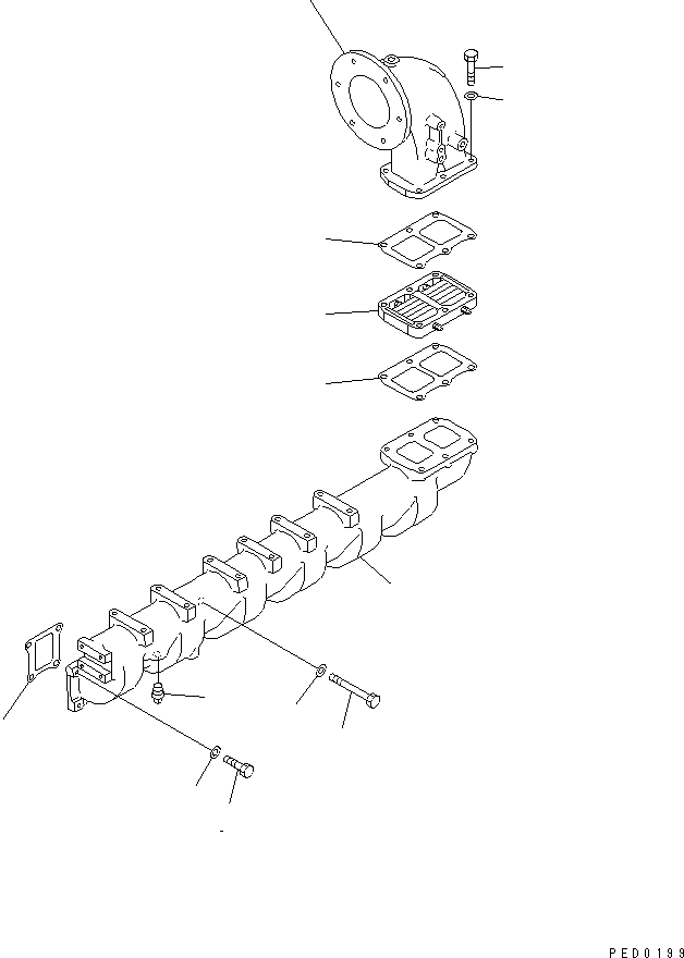 Прокладка (k1) \0\6150-11-4810 KOMATSU