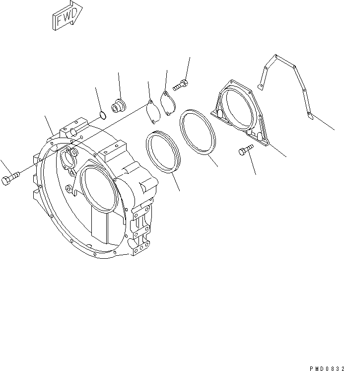 Уплотнительное кольцо круглого сечения \0\6732-21-4160 KOMATSU