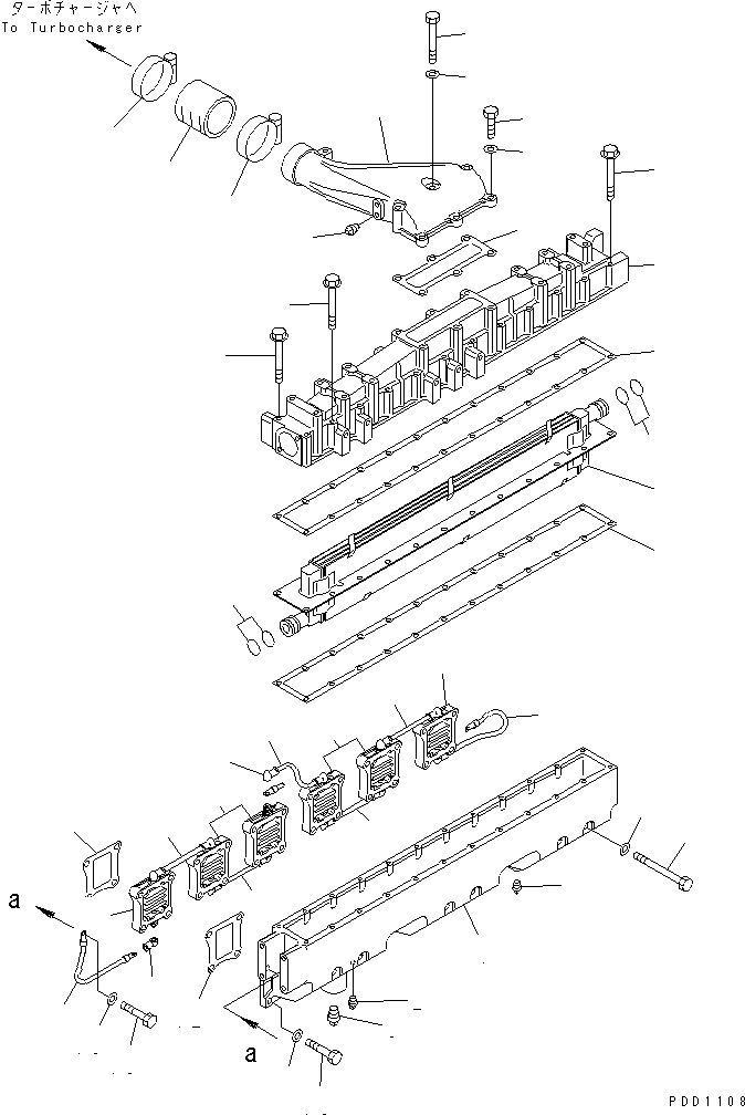 CONNECTOR,AIR 6152-11-4310 KOMATSU