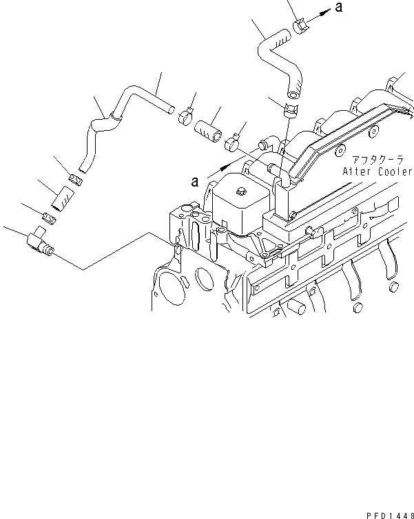 Трубка \0\6736-61-5210 KOMATSU