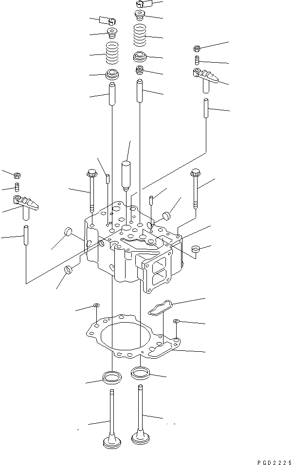 SPRING,EXHAUST \0\6150-41-4411 KOMATSU