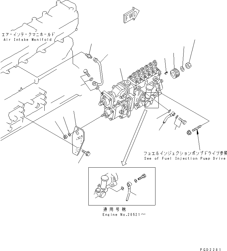 GEAR,INJECTION 6221-71-3380 KOMATSU