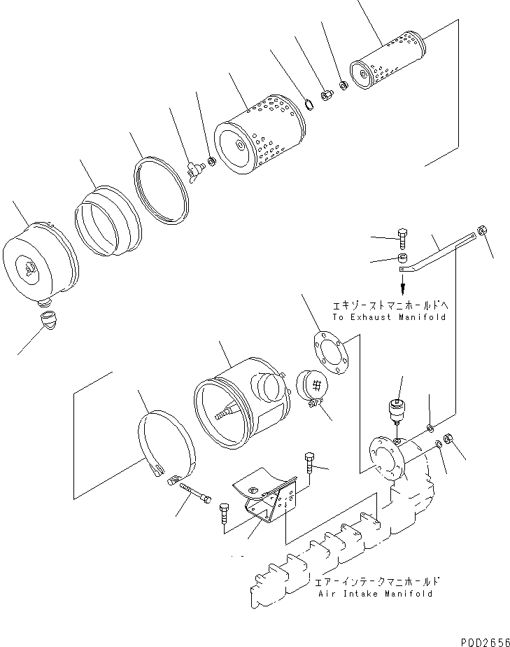 Прокладка (k1) \1\6136-11-4840 KOMATSU