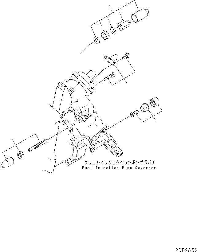 TAMPER PROOF KIT 6212-72-9160 KOMATSU