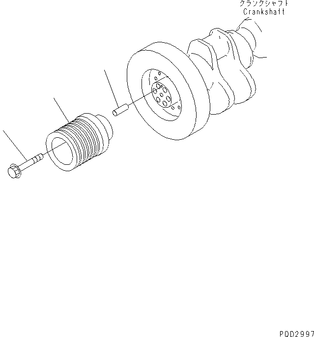 PULLEY¤ HARDENING 6215-31-1630 KOMATSU